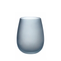 Set de vasos de vidrio azul efecto hielo 600 ml Happy Hour Ocean Descueto