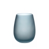 Set de vasos de vidrio azul efecto hielo 600 ml Happy Hour Ocean Rebajas