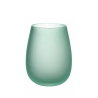 Set de vasos de vidrio azul efecto hielo 600 ml Happy Hour Ocean Stock