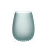 Set de vasos de vidrio azul efecto hielo 600 ml Happy Hour Ocean Elección