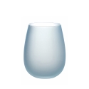 Set de vasos de vidrio azul efecto hielo 600 ml Happy Hour Ocean Modelo
