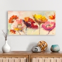 Cuadro floral colorido impresión en lienzo Nel vento Luigi Florio Venta