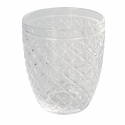 Juego de 6 vasos de agua de vidrio transparente gris Castle Stone Descueto