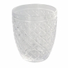 Juego de 6 vasos de agua de vidrio transparente gris Castle Stone Descueto