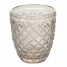 Juego de 6 vasos de agua de vidrio transparente gris Castle Stone Stock
