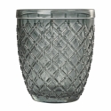 Juego de 6 vasos de agua de vidrio transparente gris Castle Stone Modelo