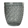 Juego de 6 vasos de agua de vidrio transparente gris Castle Stone Modelo