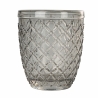 Juego de 6 vasos de agua de vidrio transparente gris Castle Stone Características