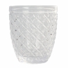 Juego de 6 vasos de agua de vidrio transparente gris Castle Stone Medidas