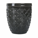 Juego de 6 vasos de agua de vidrio transparente gris Castle Stone Compra