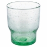 Juego de 6 vasos de agua artesanales de vidrio color verde Unico Greenery Rebajas