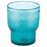 Juego de 6 vasos de agua artesanales de vidrio color verde Unico Greenery Catálogo