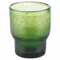 Juego de 6 vasos de agua artesanales de vidrio color verde Unico Greenery Elección