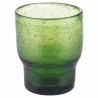 Juego de 6 vasos de agua artesanales de vidrio color verde Unico Greenery Elección