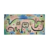 Cuadro abstracto impresión en lienzo colorido Insula Dulcamara Paul Klee Oferta