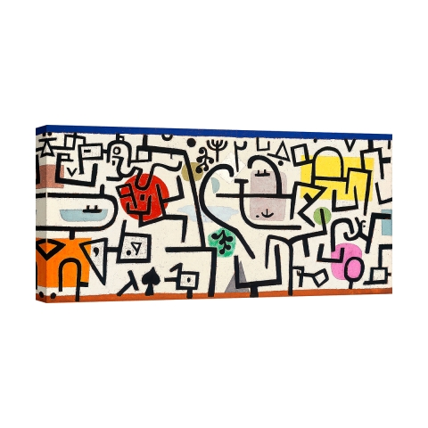 Cuadro abstracto impresión en lienzo canvas Rich Harbour Paul Klee Promoción