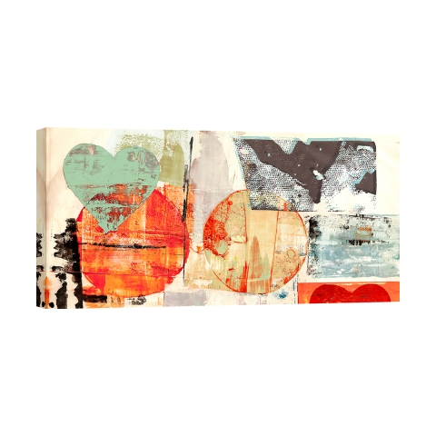 Cuadro moderno abstracto en lienzo Pop Love 1 Peter Winkel Promoción