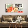 Cuadro moderno abstracto en lienzo Pop Love 1 Peter Winkel Venta