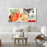 Cuadro moderno abstracto en lienzo Pop Love 1 Peter Winkel Rebajas