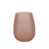 Set de 6 vasos de vidrio efecto hielo 600 ml Happy Hour Chocolate Descueto