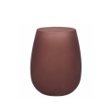 Set de 6 vasos de vidrio efecto hielo 600 ml Happy Hour Chocolate Catálogo