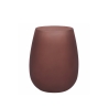 Set de 6 vasos de vidrio efecto hielo 600 ml Happy Hour Chocolate Catálogo