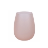 Set de 6 vasos de vidrio efecto hielo 600 ml Happy Hour Chocolate Stock
