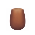 Set de 6 vasos de vidrio efecto hielo 600 ml Happy Hour Chocolate Elección