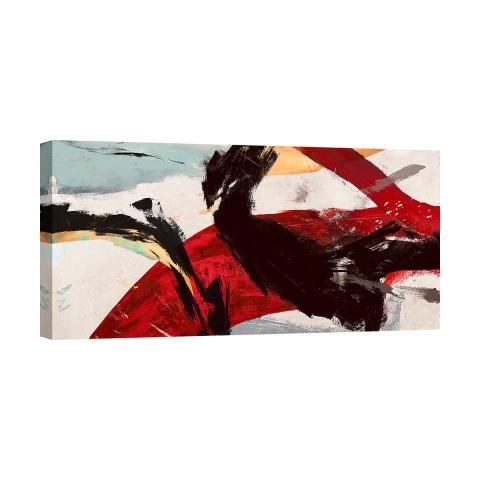 Impresión abstracta moderna contemporánea en lienzo Ride the Tiger Jim Stone Promoción
