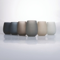 Juego de 6 vasos de mesa estilo gota 600ml gris Happy Hour Stones Venta