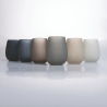 Juego de 6 vasos de mesa estilo gota 600ml gris Happy Hour Stones Venta