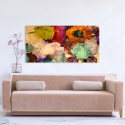 Cuadro floral abstracto impreso en lienzo Floating Flowers Jim Stone Rebajas