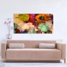 Cuadro floral abstracto impreso en lienzo Floating Flowers Jim Stone Rebajas