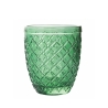 Juego de 6 vasos de vidrio verde transparente Castle Greenery Oferta