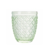 Juego de 6 vasos de vidrio verde transparente Castle Greenery Descueto