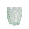 Juego de 6 vasos de vidrio verde transparente Castle Greenery Stock