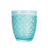 Juego de 6 vasos de mesa de vidrio transparente azul Castle Ocean Descueto