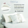 Funda de almohada individual de seda pura 50x80 cm blanca Savanna Venta