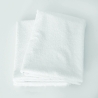 Juego de 2 fundas de almohada 50x80 cm de algodón blanco con cierre Dallas Promoción