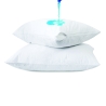 Juego de 2 fundas de almohada 50x80 cm de algodón blanco con cierre Dallas Descueto