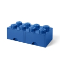 Cajonera de ladrillo con 2 cajones LEGO Brick Drawer 8 botones Medidas