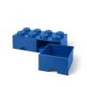 Cajonera de ladrillo con 2 cajones LEGO Brick Drawer 8 botones 