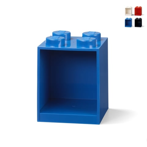 Estante contenedor de pared LEGO Brick Shelf 4 botones Promoción