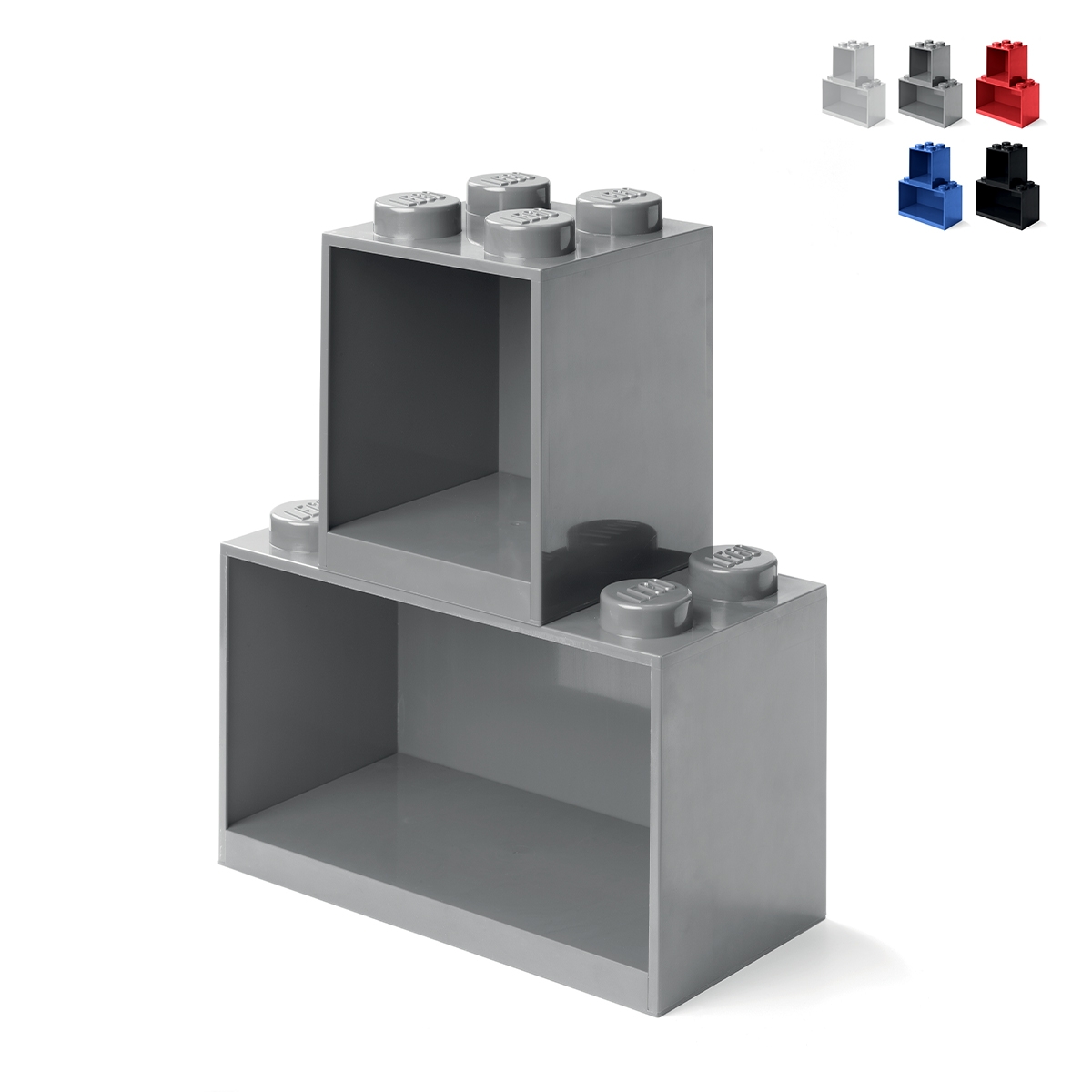 Estanterías modulares apilables LEGO Brick Shelf Set 4+8 Oferta Estanterías modulares apilables LEGO Brick Shelf Set 4+8 Oferta