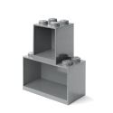 Estanterías modulares apilables LEGO Brick Shelf Set 4+8 Rebajas