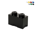 Caja de almacenamiento rectangular apilable LEGO Brick 2 botones Promoción