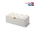Contenedor en forma de ladrillo con cajón LEGO Desk Drawer 8 botones Promoción