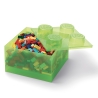 Contenedor transparente con tapa LEGO Brick 4 botones Venta
