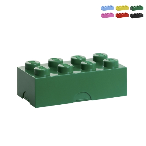Caja de almuerzo apilable tipo ladrillo LEGO Lunch Box Promoción