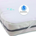 Protector de colchón impermeable para cama individual 90x200cm blanco Huston Promoción